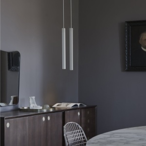 Pendul modern minimalist LOOK SP1 SQUARE D40 H400 BIANCO - Img 2