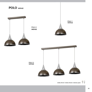 Pendul modern POLO 3 WENGE EMB 234/3 EMB 43414 universul-luminii.ro