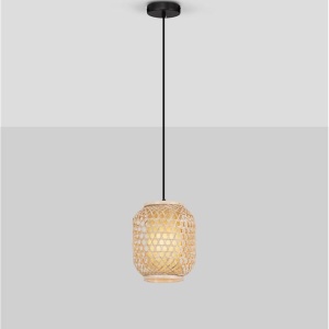 Pendul ratan decorativ design natural ASMA 159254 universul-luminii.ro