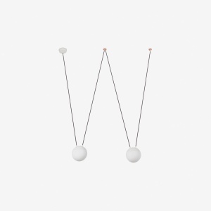 Pendul stil minimalist MINE PC SPACE alb 2L - Img 3