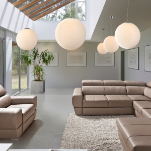 Pendul stil modern 20cm Ball alb 63284 universul-luminii.ro
