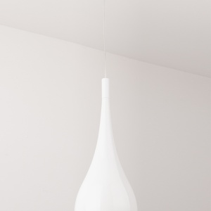Pendul stil modern diam.20cm DROP alb P0235 MX 51204 universul-luminii.ro