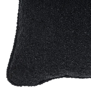 Perna decorativa LUX 60x60cm, Bouclé Black L 115145 HZ - Img 2
