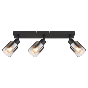 Plafoniera 3L design modern Hubertus negru 134904 universul-luminii.ro