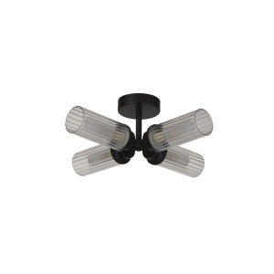Plafoniera baie metal negru IP44 Imperial 4L 630544 universul-luminii.ro