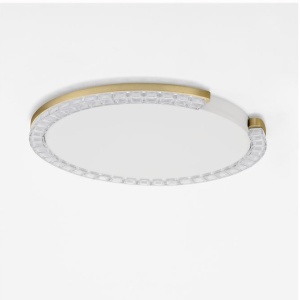 Plafoniera circulara aluminiu auriu GREAMY D-46cm 625594 universul-luminii.ro