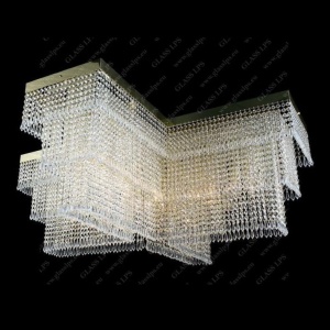 Plafoniera cristal Bohemia 120x120cm, L15 654/20/6