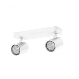 Plafoniera cu 2 spoturi directionabile de tavan/plafon EXO 2 alba ZZ AZ3196
