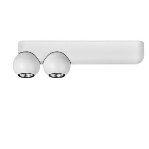 Plafoniera cu 2 Spoturi LED stil minimalist 2700K NOTIC alb