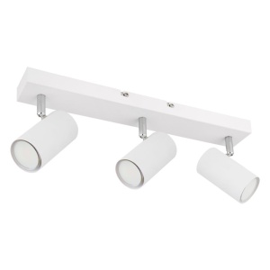 Plafoniera cu 3 spoturi directionabile design modern ROBBY alb 114264 universul-luminii.ro