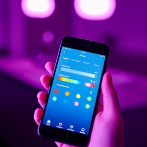 Plafoniera cu LED RGB, difuzor Bluetooth si protectie IP54 Djay Smart Colour 221004 universul-luminii.ro