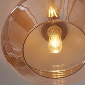 Plafoniera design decorativ Verona, amber 141904 universul-luminii.ro