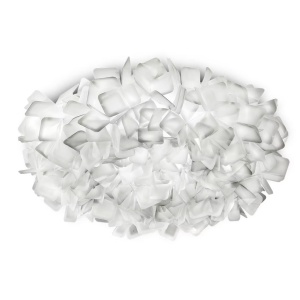 Plafoniera design unicat realizata manual Clizia Large White, 78cm