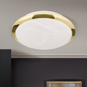 Plafoniera diametru 26cm, Rima shiny brass NU 9-310/26 MS OR 94904 universul-luminii.ro
