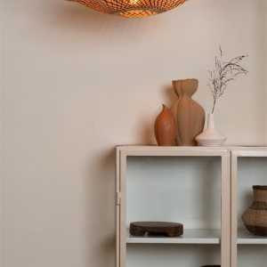 Plafoniera Eco, Bambus, Madura nat/brown, M 166804 universul-luminii.ro