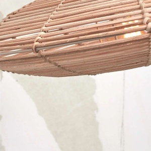 Plafoniera eco din ratan Tanami disc S, nat 213524 universul-luminii.ro