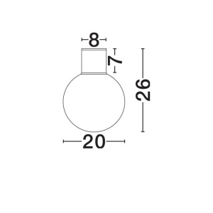 Plafoniera iluminat exterior moderrn IP54 SPIX 558784 universul-luminii.ro