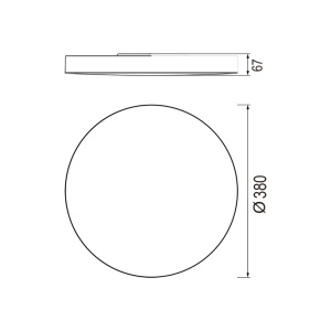 Plafoniera LED 30W, diametru 40cm, TURIN CCT II - Img 6