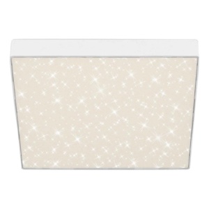 Plafoniera LED alb cu efect starlight STAR SKY 28x28cm