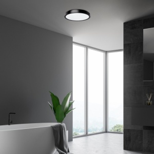 Plafoniera LED baie IP44 Samira negru/alb 603844 universul-luminii.ro