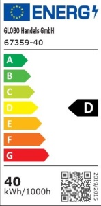Plafoniera LED CCT cu telecomanda JEFFRY aspect lemn 67359-40 GL 247344 universul-luminii.ro