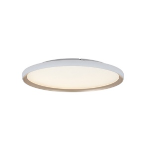 Plafoniera LED CCT, diametru 60cm, Alb-Auriu, ZB-25188