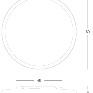 Plafoniera LED CCT, diametru 60cm, Alb-Auriu, ZB-25188 171544 universul-luminii.ro