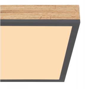 Plafoniera LED cu aspect lemn design slim DORO 12W 203024 universul-luminii.ro