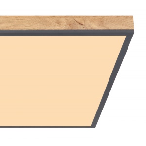 Plafoniera LED cu aspect lemn design slim DORO 36W 203044 universul-luminii.ro