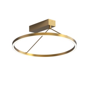 Plafoniera LED, Design Circular, 26W 3000K BRASS ZB-2564
