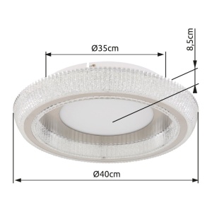 Plafoniera LED design elegant SHARPER 236384 universul-luminii.ro