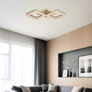Plafoniera LED design geometric Fence 44x62,5cm - Img 2