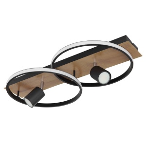 Plafoniera LED design indistrial Danny 62x32cm 135564 universul-luminii.ro