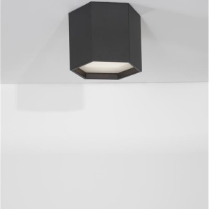 Plafoniera LED design minimal SAMBA neagra 137244 universul-luminii.ro