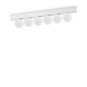 Plafoniera LED design minimalist Ping pong pl6 alba - Img 1