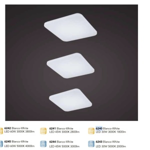 Plafoniera LED design minimalist QUATRO II 45W 5000K 132874 universul-luminii.ro