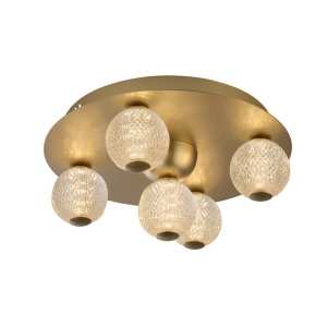 Plafoniera LED design modern Asteroid Led auriu - Img 2