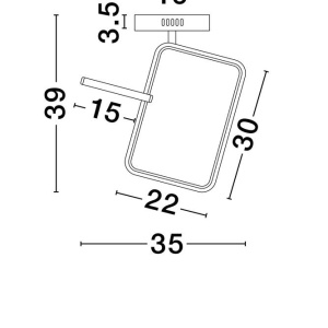Plafoniera LED design modern IMAR 236964 universul-luminii.ro