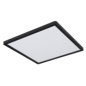 Plafoniera LED design slim Sapana negru 42x42cm 212884 universul-luminii.ro