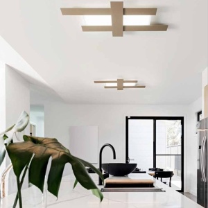 Plafoniera LED DOHA P otel, alb, negru sau gri dove 230314 universul-luminii.ro