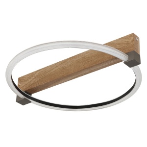 Plafoniera LED metal cu efect de lemn FLETCHER - Img 4