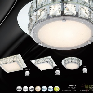 Plafoniera LED moderna cu cristal K5 MARGO 12 Watt 49355 GL 63524 universul-luminii.ro