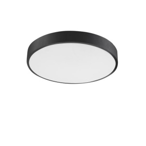 Plafoniera LED moderna design slim 40cm HADON neagra NVL-9001531