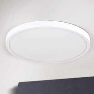 Plafoniera LED moderna design slim Lero 40cm alba 98384 universul-luminii.ro