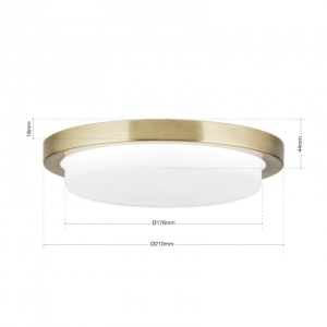 Plafoniera LED moderna LEROX 20cm alama antique 198134 universul-luminii.ro