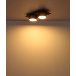 Plafoniera LED negru sampanie RAYMOND 2L - Img 5