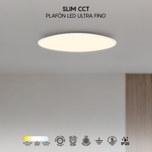 Plafoniera LED SLIM CCT 24W, 37CM - Img 5