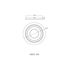 Plafoniera LED slim design circular JAYDEN - Img 6