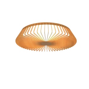 Plafoniera LED Smart dimabila cu telecomanda HIMALAYA 56W lemn