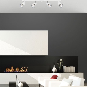 Plafoniera moderna cu spoturi Base alba 4L NVL-661004 78944 universul-luminii.ro